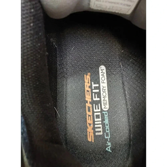 Skechers Sport Men's Size 9 1/2 US model 237145W Navy Blue Shoes Lace ups - Picture 6 of 7